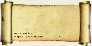 Olga Belić vizit kartica